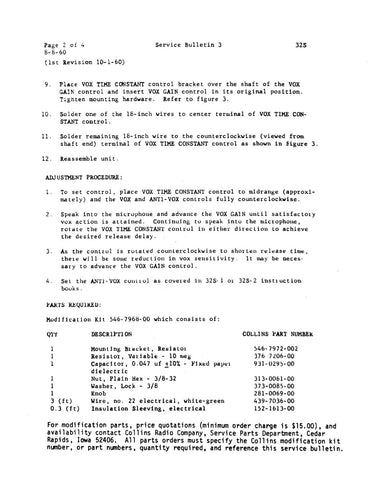 Collins 32S-1 Instruction Manual