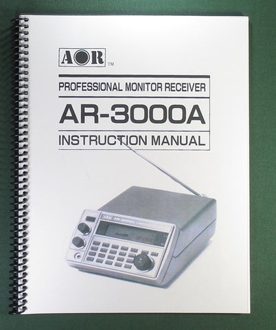AOR AR-3000A Operating Manual