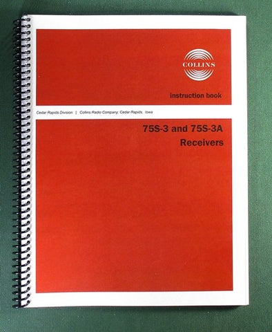 Collins 75S-3 Instruction manual