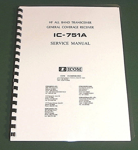 Icom IC-751A Service Manual