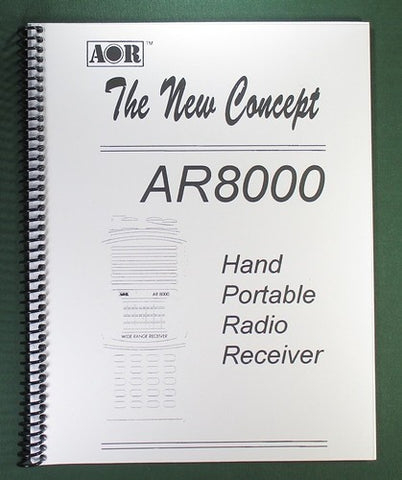 AOR AR8000 Operating Manual