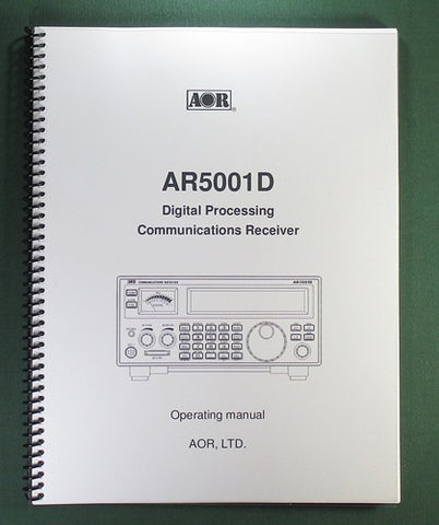 AOR AR5001D Operating Manual