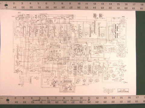 Yaesu FT-901DM /FT-902DM Service Manual:11"x17" Wiring Diagrams & Plastic Covers