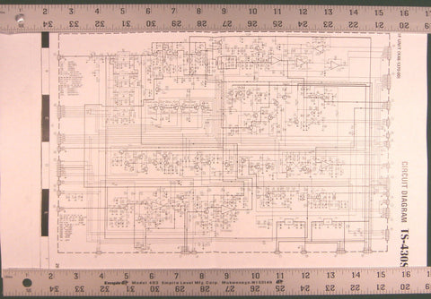 Kenwood TS-430S Instruction & Service Manuals: 11" X 17" Foldout Diagrams!
