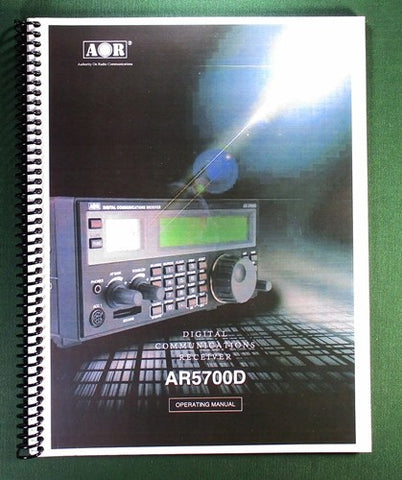 AOR AR5700D Operating Manual