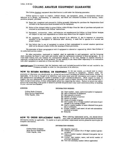 Collins 75A-4 Instruction Manual