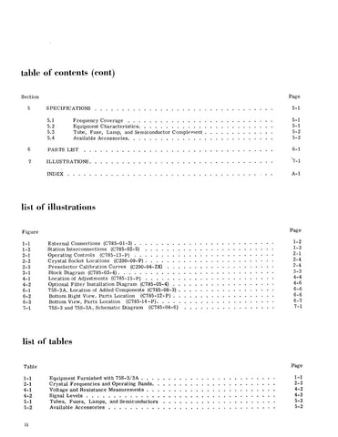 Collins 75S-3 Instruction manual