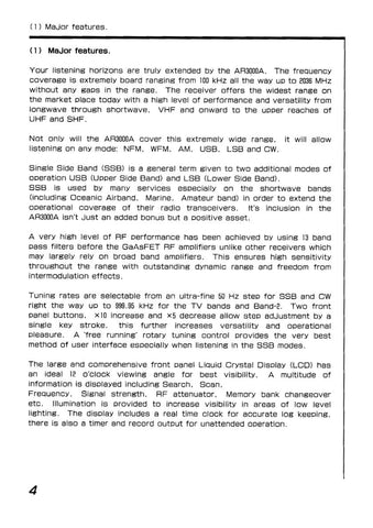 AOR AR-3000A Operating Manual