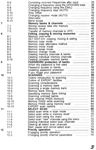 AOR AR8000 Operating Manual