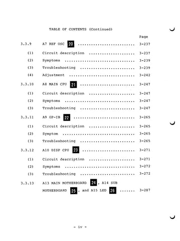 Anritsu MS2601A/J Service Manual