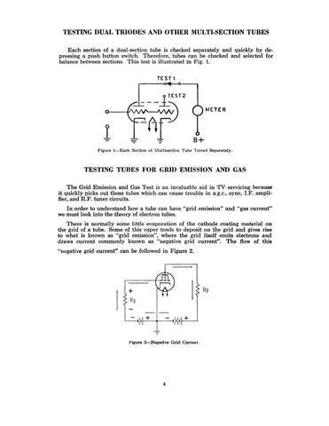 B&K Dyna-Jet 707 Tube Tester Instruction Manual