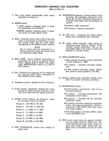 B&K E-200D Signal Generator Instruction Manual