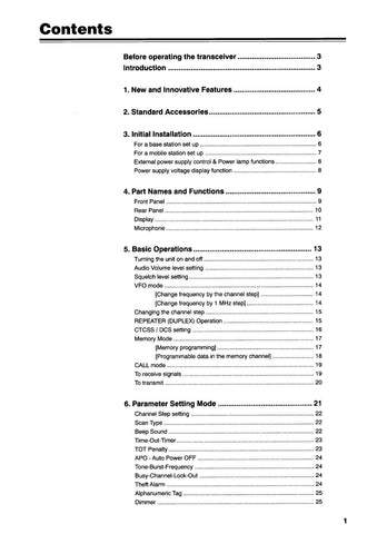Alinco DR-135TMKll/435TMKll Instruction Manual