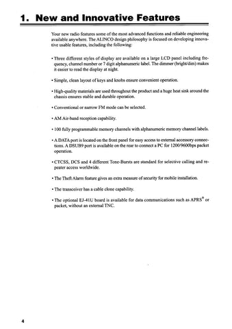 Alinco DR-135TMKll/435TMKll Instruction Manual