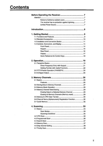 Alinco DX-R8T/E Instruction Manual