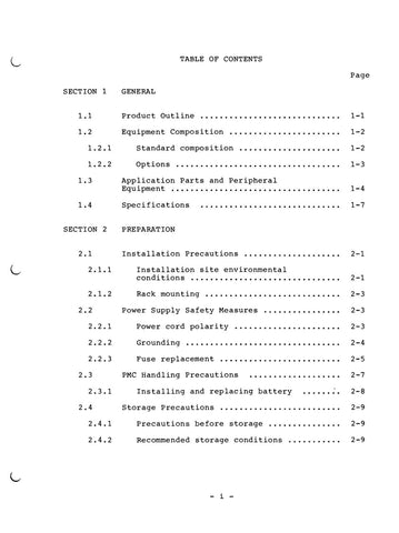 Anritsu MS2601A/J Operation Manual