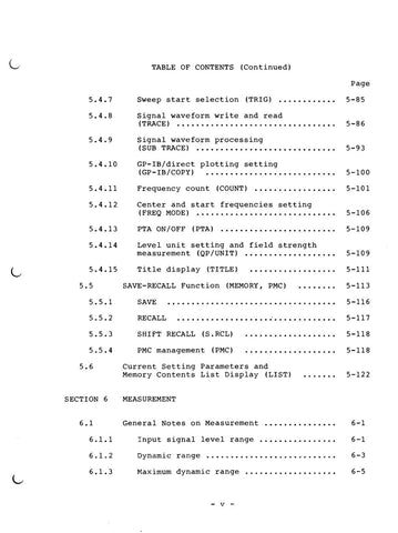 Anritsu MS2601A/J Operation Manual