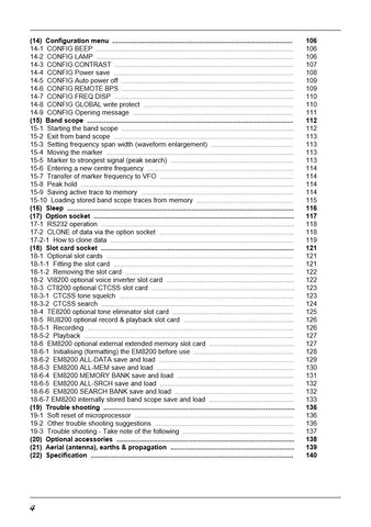 AOR AR8200 MKIII Operating Manual