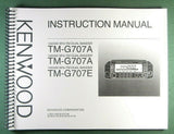 Kenwood TM-G707A/E Instruction Manual