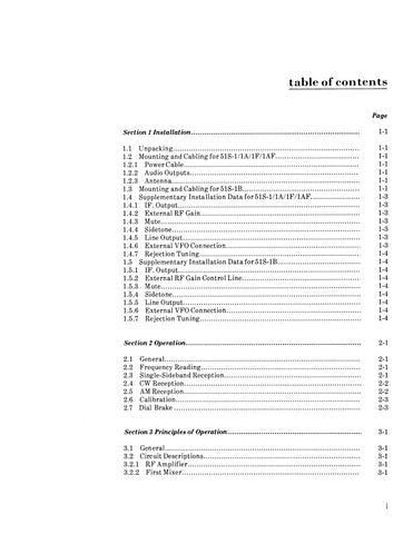 Collins 51S-1 Instruction Manual