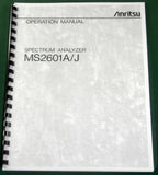 Anritsu MS2601A/J Operation Manual