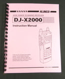 Alinco DJ-X2000 Instruction Manual