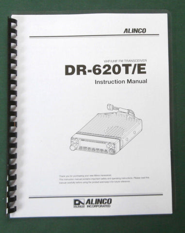 Alinco DR-620T/E Instruction Manual