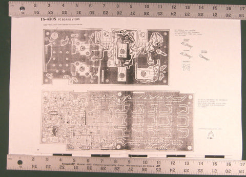 Kenwood TS-430S Instruction & Service Manuals: 11" X 17" Foldout Diagrams!