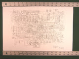 Yaesu FT-901DM /FT-902DM Service Manual:11"x17" Wiring Diagrams & Plastic Covers