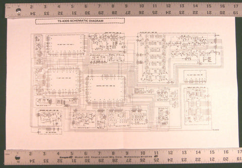 Kenwood TS-430S Instruction & Service Manuals: 11" X 17" Foldout Diagrams!