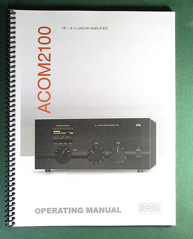 Acom 2100 User's Manual