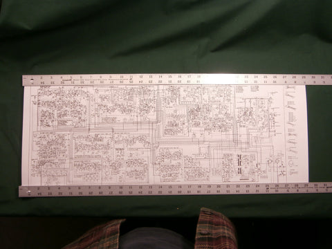 Kenwood TS-520S Service Manual: with Protective Covers & 28" Foldout Schematic!