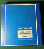 Tektronix 2465B 2467B Service Manual: 11X17 Foldouts & Hard Cover 3 Ring Binder
