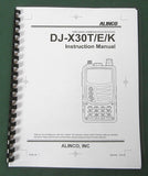 Alinco DJ-X30T Instruction Manual