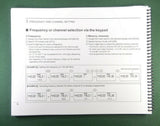 Icom IC-W32A/E Instruction Manual - with Protective Covers