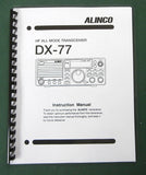 Alinco DX-77 Instruction Manual