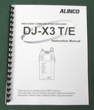 Alinco DJ-X3T/E Instruction Manual