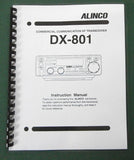 Alinco DX-801 Instruction Manual