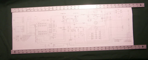 Yaesu FL-2100B Instruction Manual: 33" Foldout Schematic & Protective Covers!