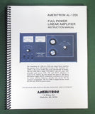 Ameritron AL-1200 Instruction Manual