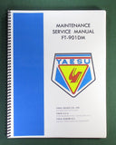 Yaesu FT-901DM /FT-902DM Service Manual:11"x17" Wiring Diagrams & Plastic Covers