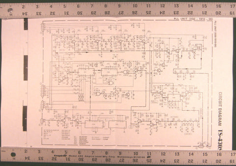 Kenwood TS-430S Instruction & Service Manuals: 11" X 17" Foldout Diagrams!