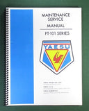 Yaesu FT-101E Service Manual: 11" X 36" Foldout Schematic & Protective Covers