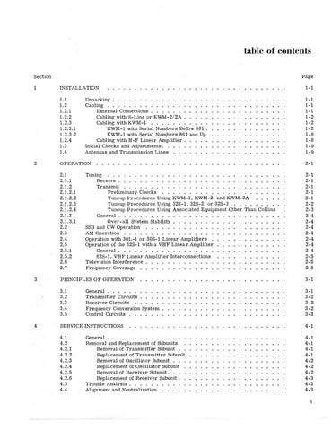 Collins 62S-1 Instruction Manual
