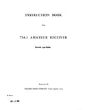Collins 75A-1 Instruction Manual