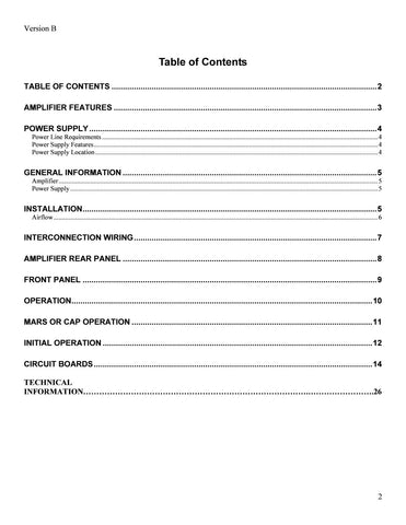 Ameritron ALS-1300 Instruction Manual