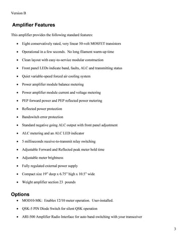 Ameritron ALS-1300 Instruction Manual