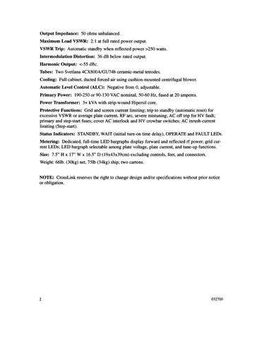 Alpha 99 Operator's Manual