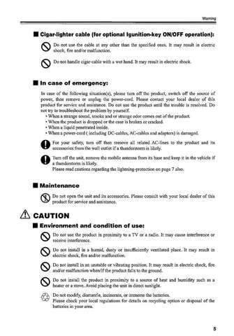 Alinco DR-06T / DR-03T Instruction Manual