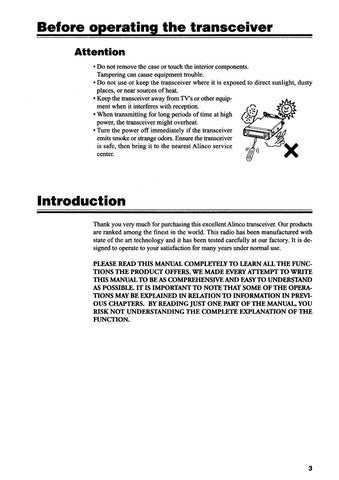 Alinco DR-135TMKll/435TMKll Instruction Manual